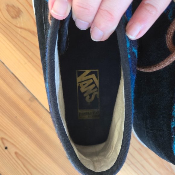 *RARE* Vans Pendleton Aztec Tribal Blue Low-Top Sneakers, GUC - Picture 4 of 7